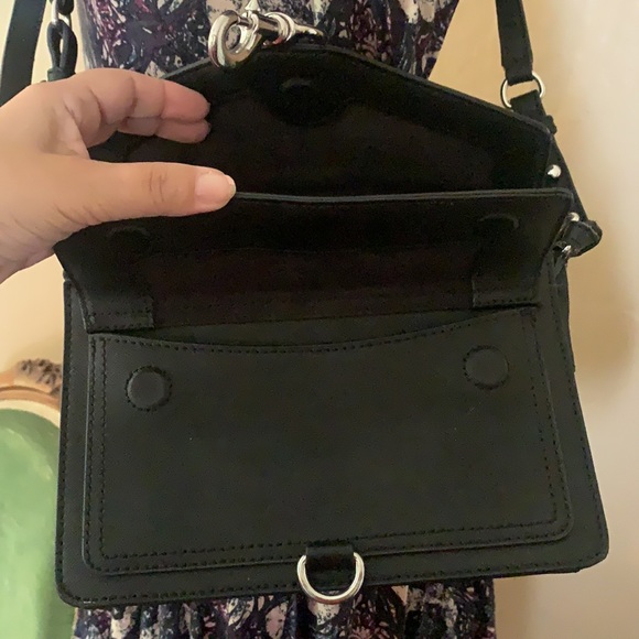 Rebecca Minkoff Black with Gold Hardware Crossbody Bag. - Picture 5 of 5